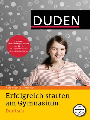 cover image of Erfolgreich starten am Gymnasium--Deutsch